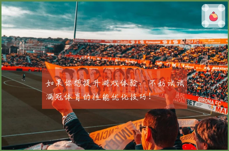 如果你想提升游戏体验，不妨试试满冠体育的性能优化技巧！